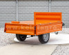 Trailer with overrun brake, tipping, 3 directions dumping, for Japanese compact tractors, Komondor SPK-1500/RF (9)