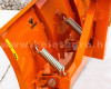 Rear mounted snow plow 140cm, manual angle adjustment, Komondor SHLR-140 (6)