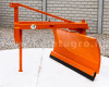 Rear mounted snow plow 140cm, hidraulic angle adjustment, Komondor SHLRH-140 (4)