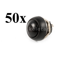 Switch, momentary, water resistant, round shape, set of 50 pieces (1)