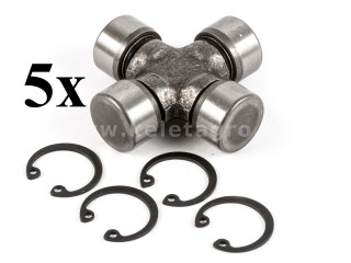 Kreuzgarniture für Gelenkwelle 19x52 mm, außere Seegerring, für japanischen Kleintraktoren, Packet von 5 Stück, SONDERPREIS! (1)