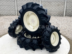 Tractor wheel set (2 x 9.5x16 and 2 x 13,6x26 tires on rims) - Compact tractors - 