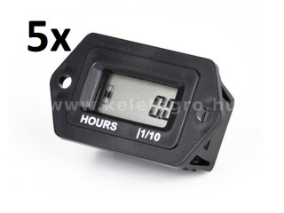 Hour meter, with digital display, set of 5  pieces (1)