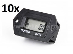 Hour meter, with digital display, set of 10  pieces - Compact tractors - 