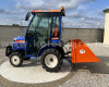 Transport box 130 cm, hidraulic dumping, for Japanese compact tractors, Komondor SZL-130/H (2)