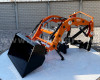 Front loader for Hinomoto HM255 compact tractors, Komondor (7)