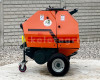 Round baler for Japanese compact tractors, 50x70cm, with net wrapper Komondor RKB-850N (2)
