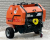 Round baler for Japanese compact tractors, 50x70cm, with net wrapper Komondor RKB-850N (5)