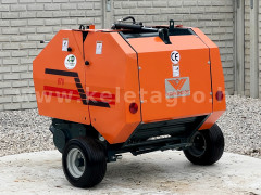 Presă baloţi rotunzi pentru tractoare mici, 60x70cm, de balotat cu înfășurare cu plasă Komondor RKB-870N - Utilaje -