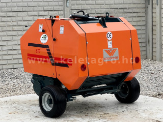 Round baler for Japanese compact tractors, 60x70cm, with net wrapper Komondor RKB-870N (1)