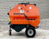 Round baler for Japanese compact tractors, 60x70cm, with net wrapper Komondor RKB-870N (2)