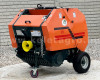 Round baler for Japanese compact tractors, 60x70cm, with net wrapper Komondor RKB-870N (3)
